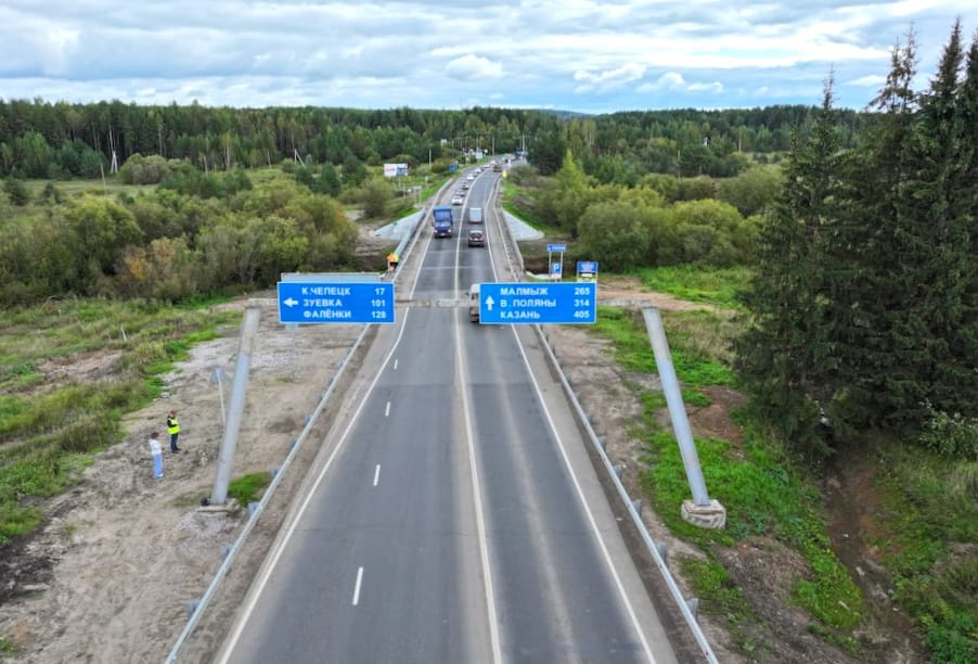 В Кировской области завершен ремонт моста через реку Полой