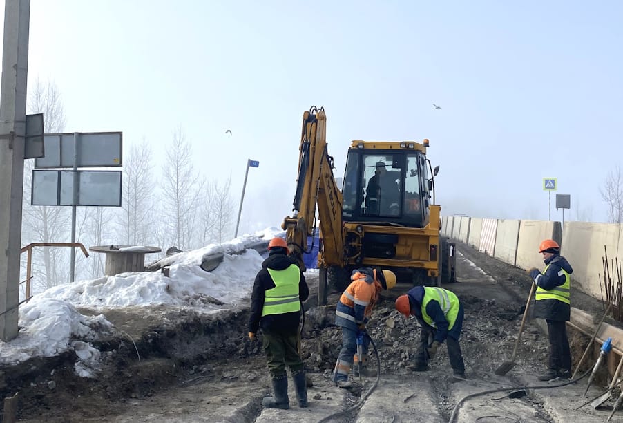 На трассе Дюртюли – Нефтекамск в Башкортостане ремонтируют мост через реку Белую